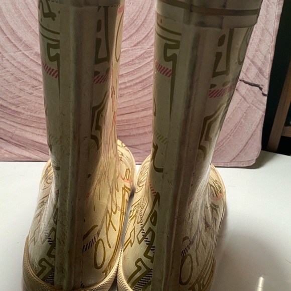 Coach Ursula Plaid Rain Boots - Picture 3 of 5